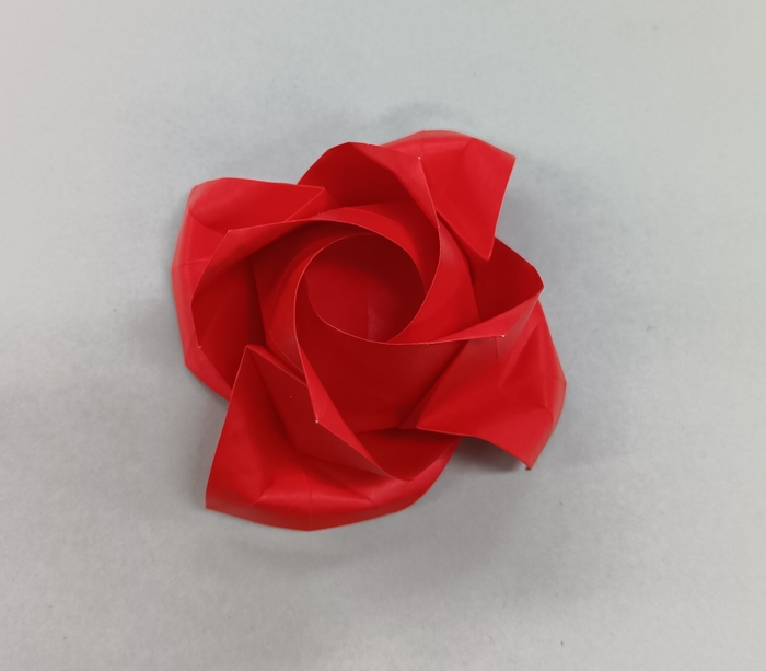 バラの折り紙