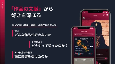 好きな作品を共有し、アーティスト・クリエイターを応援するZ 世代向け SNS アプリ「artics」をローンチ