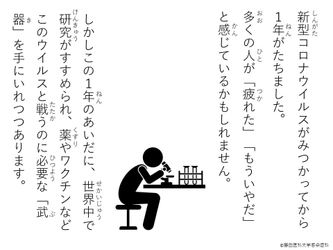 藤田医科大学 感染症科作成の子ども向け説明スライド 「コロナウイルスってなんだろう？2021年度版」　 ホームページで無料公開