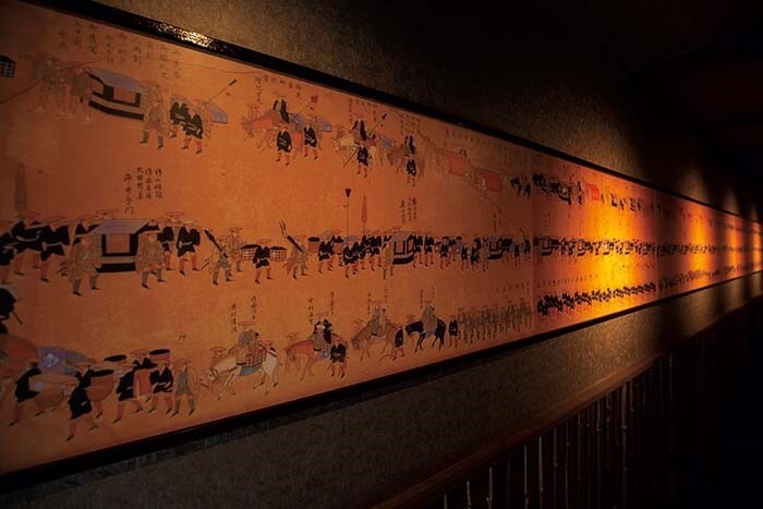 美都津山庵 別邸 玄関 大名行列