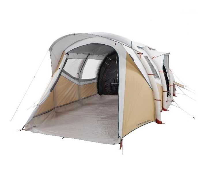 キャンプ・ハイキング インフレータブル テント 3ルーム AIR SECONDS 6.3 F&B - 6人用