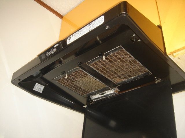 汚れるが手が届かないレンジフード