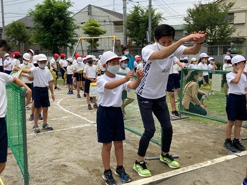 新体力テスト測定当日のサポート2