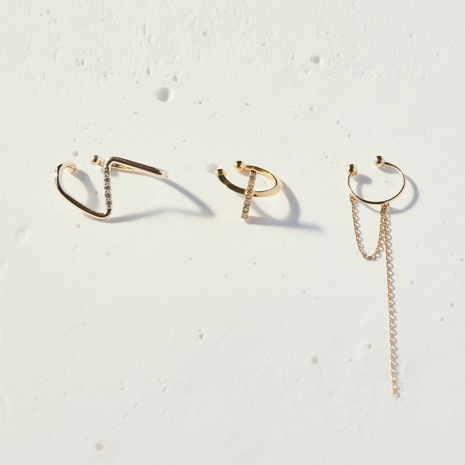K10 Diamond Ear Cuffs　27,500円～