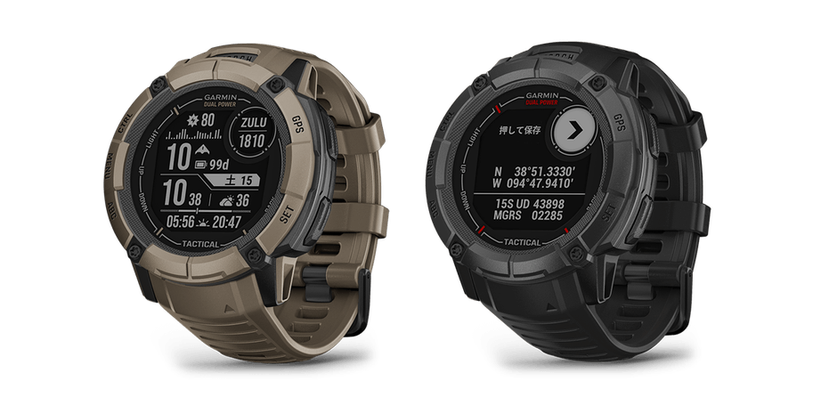 Instinct 2X Dual Power Tactical Edition Coyote Tan, Black