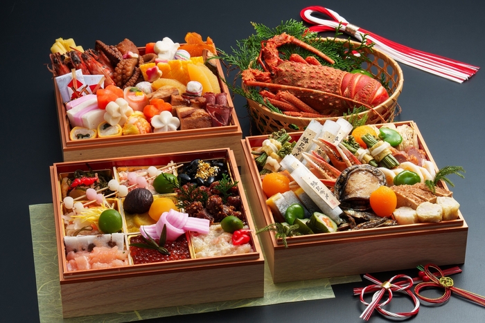 【寿】三段重48,000円(早割り価格44,000円)