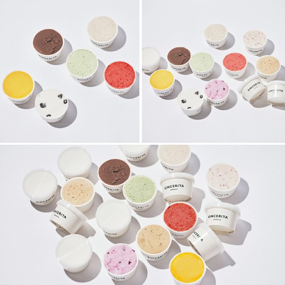 【東京都杉並区ふるさと納税】当店自慢のジェラート（4種）+季節のおまかせジェラート（2種）セットを選べる容量で受付中です！