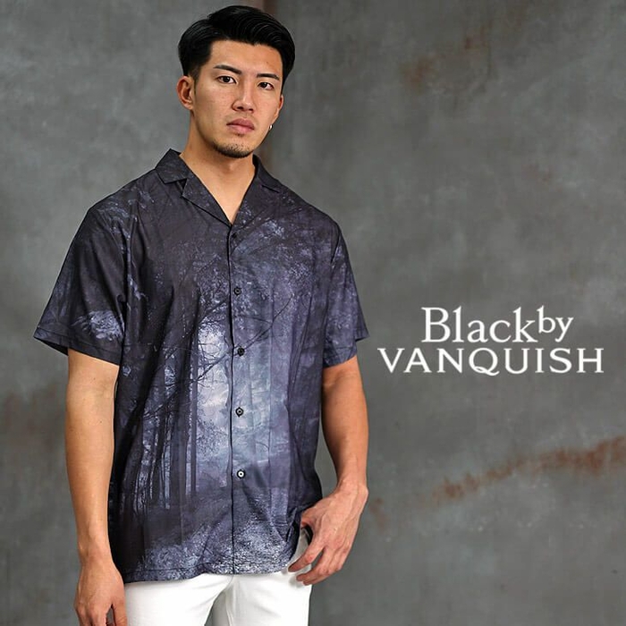 【Black by VANQUISH】Dark forest Shirt