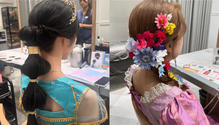 キャクターヘアセット／プリンセスヘアセット