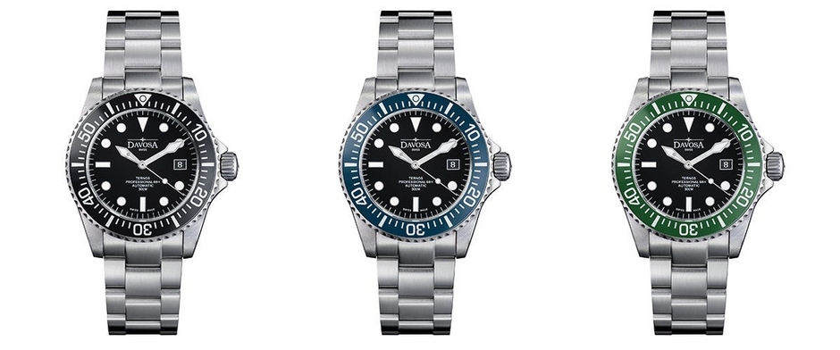 (左から)ブラック、ブルー、グリーン