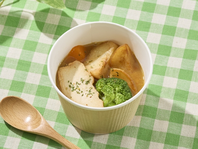 チキンとゴロっと野菜のスープカレー イメージ画像