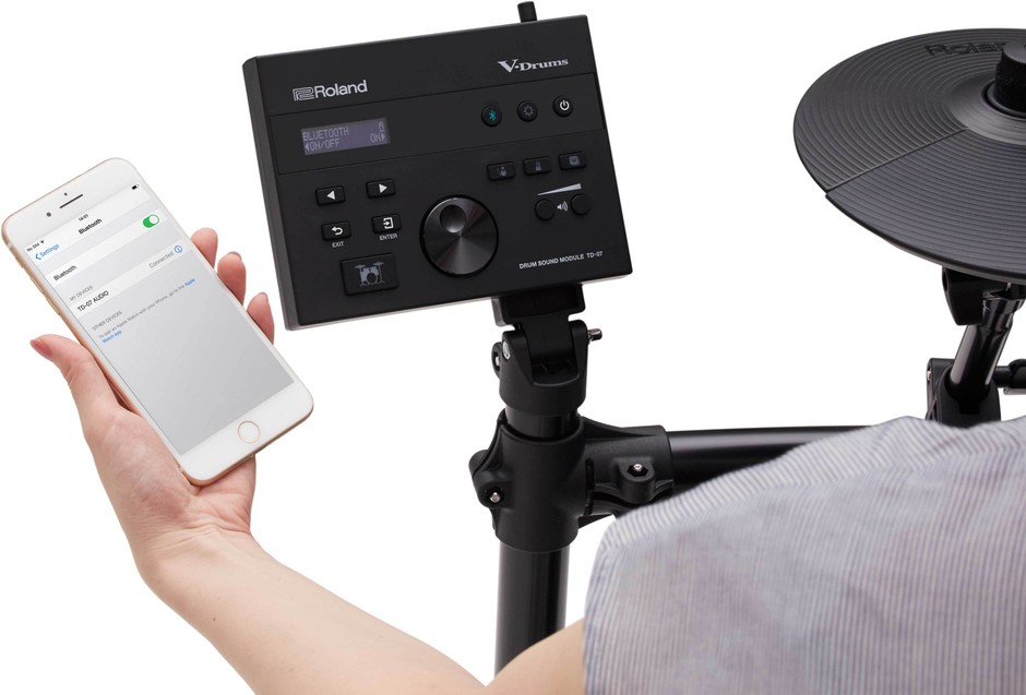 スマートフォンを音源モジュールと接続可能