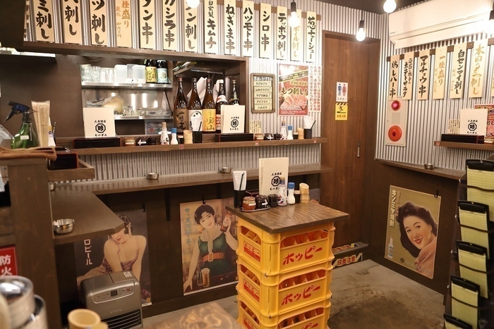 立呑酒場もつぎん蒲田東口店店内