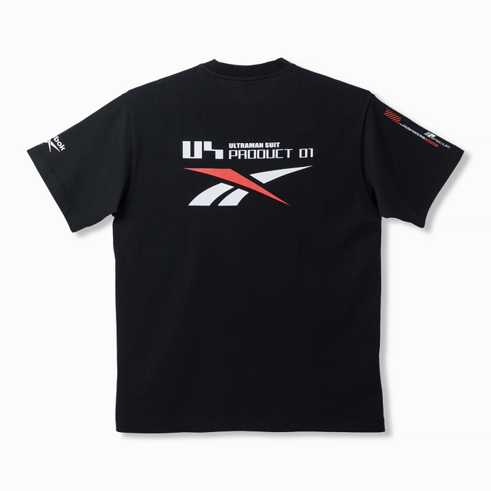 Reebok × ULTRAMAN TEE (黒/背面)