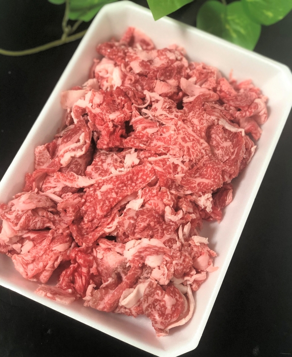 牛コマ肉500g