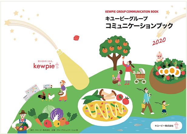 「キユーピーグループ コミュニケーションブック」2020年度版を発行、公式サイトで公開中。