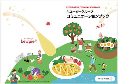 表紙と裏表紙を広げると1枚の絵になる
