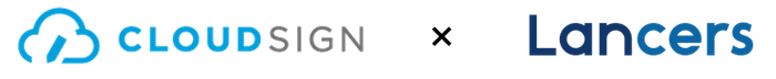 CLOUDSIGN　×　Lancersロゴ
