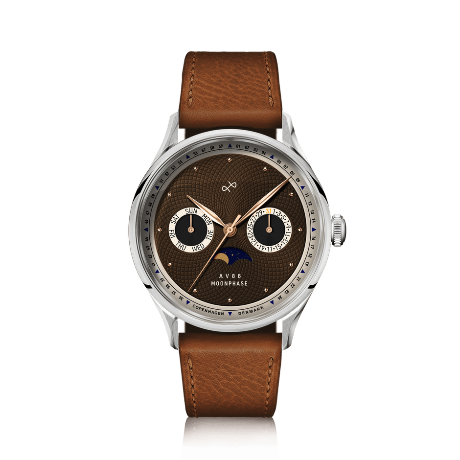 1968 Moonphase, Steel / Brown