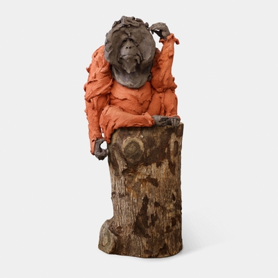 (2) ステファニー・クエール(イギリス)「Orangutan」2016年 作家蔵
