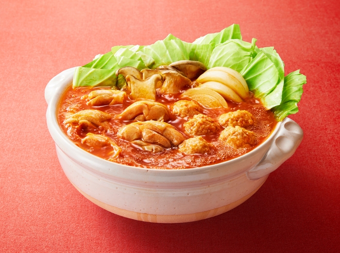 チリトマト鍋 調理例