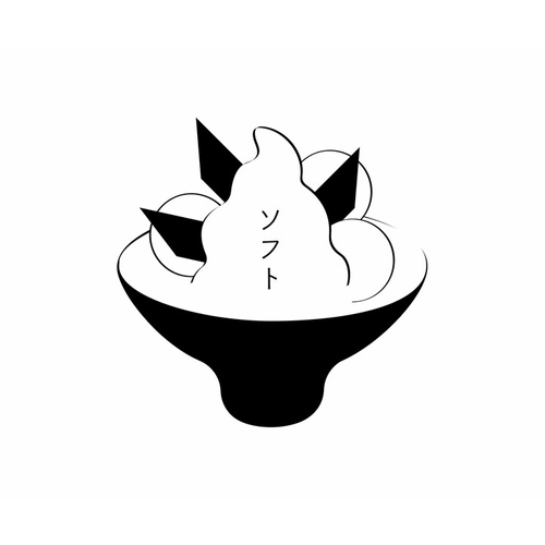 ソフトクリームの新ロゴ