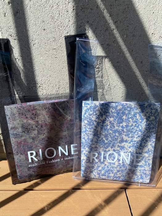 Indonesia×JAPAN RIONE クリアPVC ECOバッグ