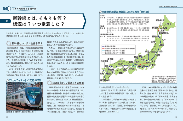 ■日本の新幹線の基礎知識　01新幹線とは、そもそも何？ 語源は? いつ定着した?