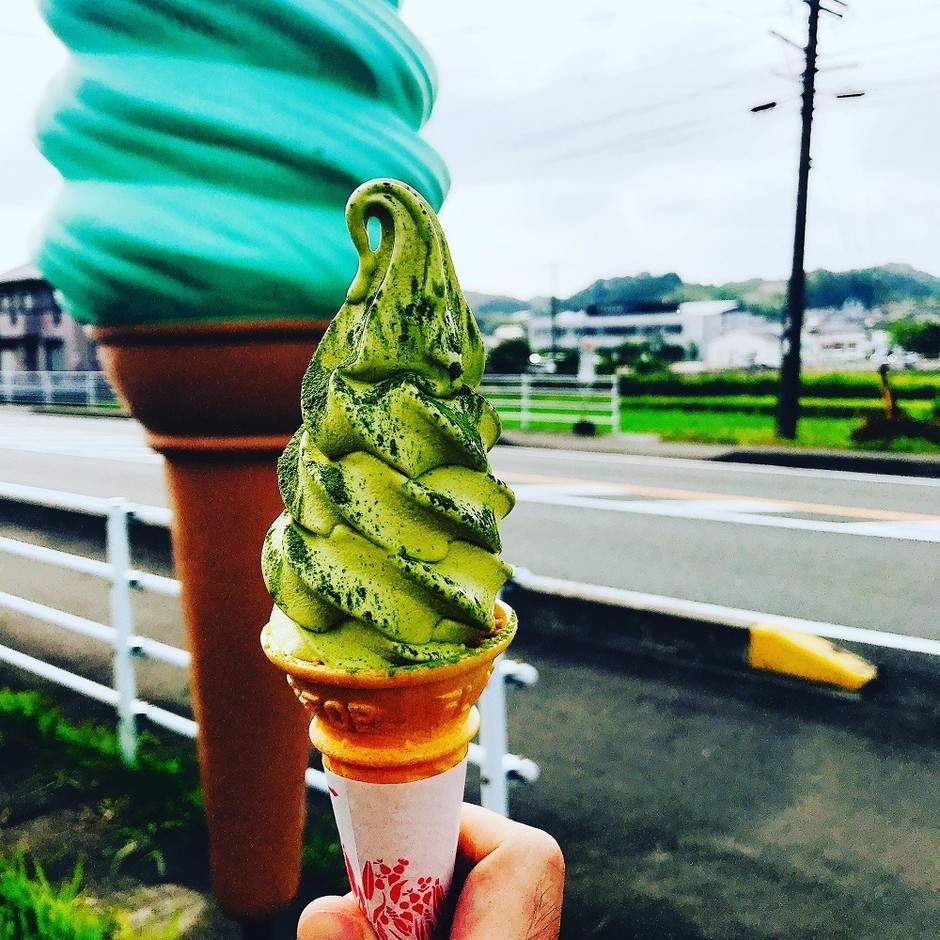元祖煎茶ソフトクリーム