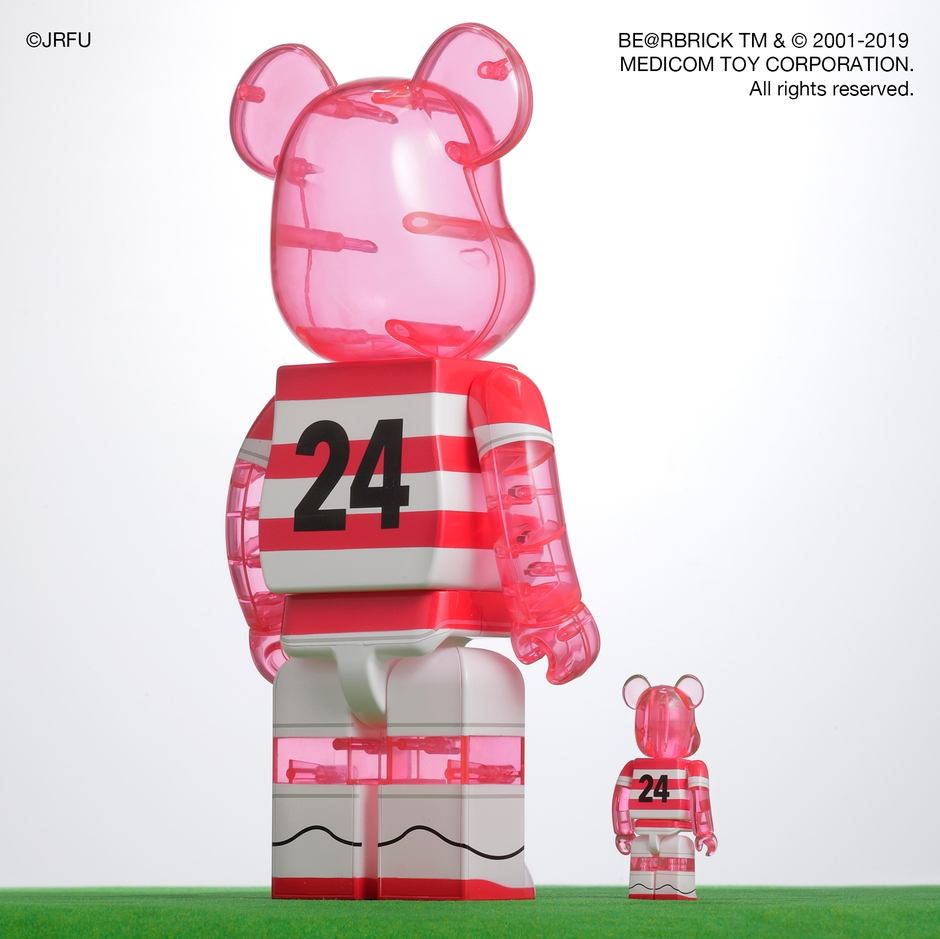 ラグビー日本代表2019 BE@RBRICK 100% & 400% SET(2) ※画像はイメージです。実際の商品と一部異なる場合がございます。