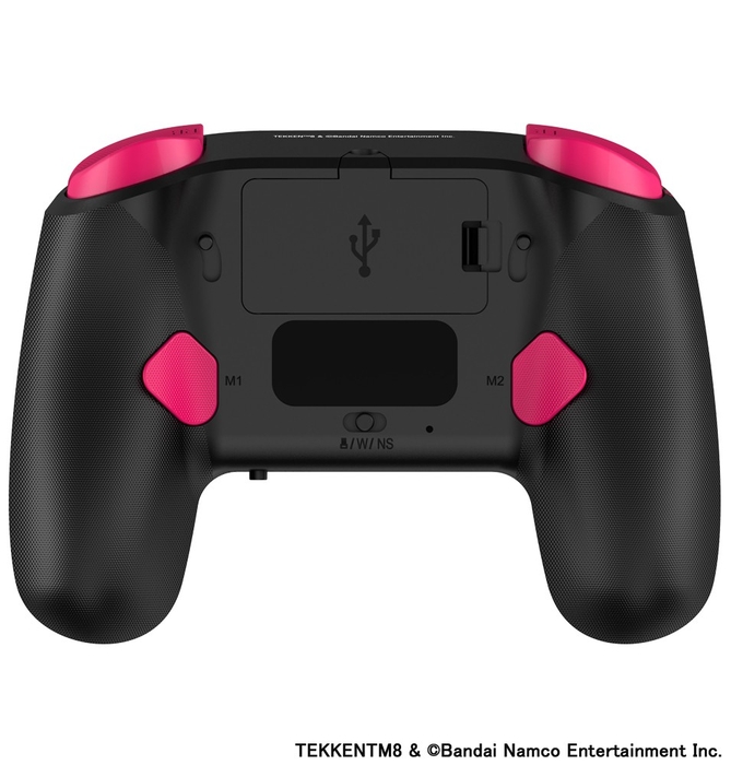 背面に2つの拡張ボタンとトリガー深度切り替えスイッチを搭載