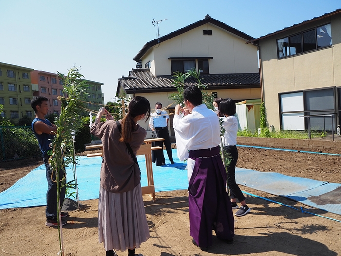 地鎮祭の準備