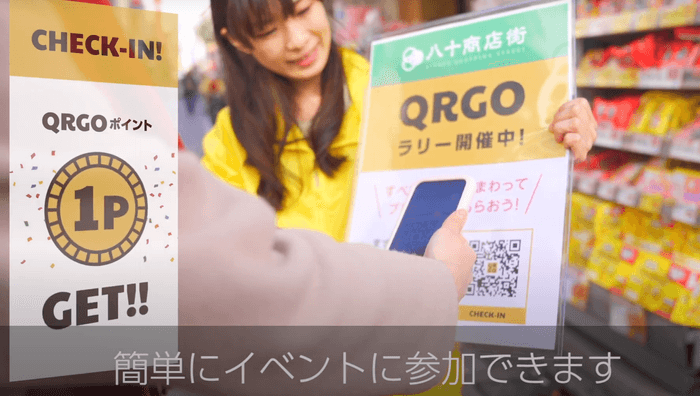 各店舗で連携したラリーイベントなども簡単にDX化できます!