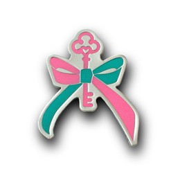 特定非営利活動法人クラヴィスアルクス様「HBOCリボンバッジ」