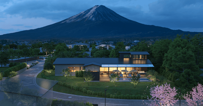 Kawaguchiko Lago：Bird's eye view