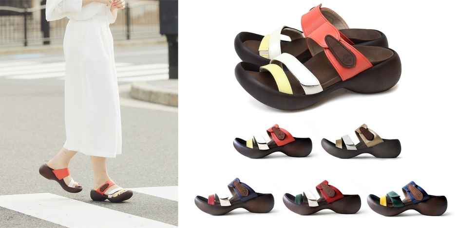 エッグヒールサンダル(CJEG-5224)