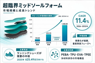 超臨界ミッドソールフォーム業界分析：市場分析フレームワーク＋主要プレイヤー別シェア