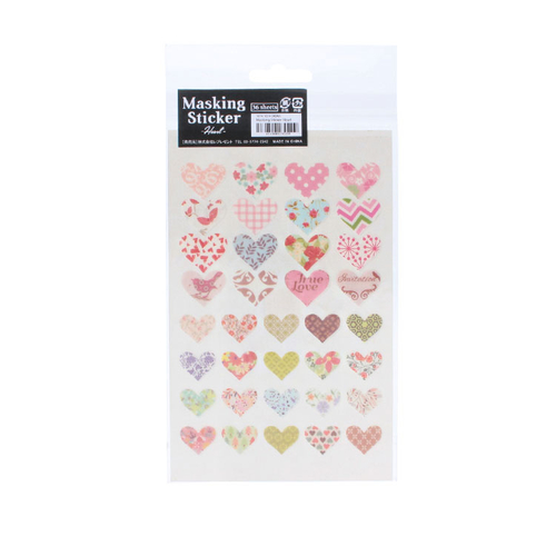「マスキングステッカー Heart」価格：150円／サイズ：W130×H25.5cm ／材質：紙