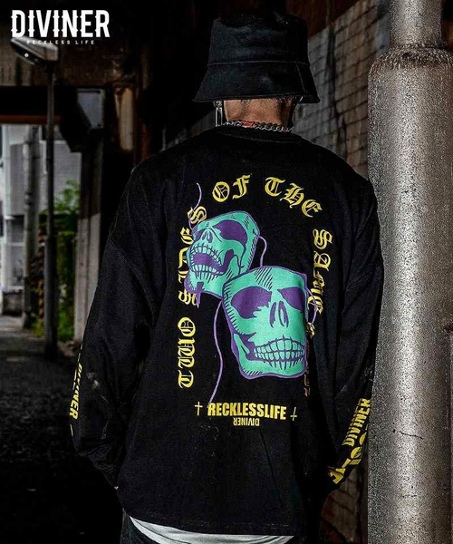 Two-Face L/TEE(ブラック)