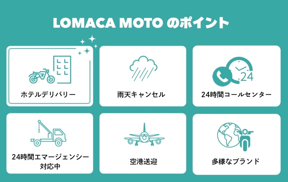 LOMACA MOTO ポイント