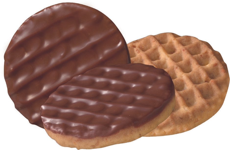 チョコダイジェスティブビスケット生地