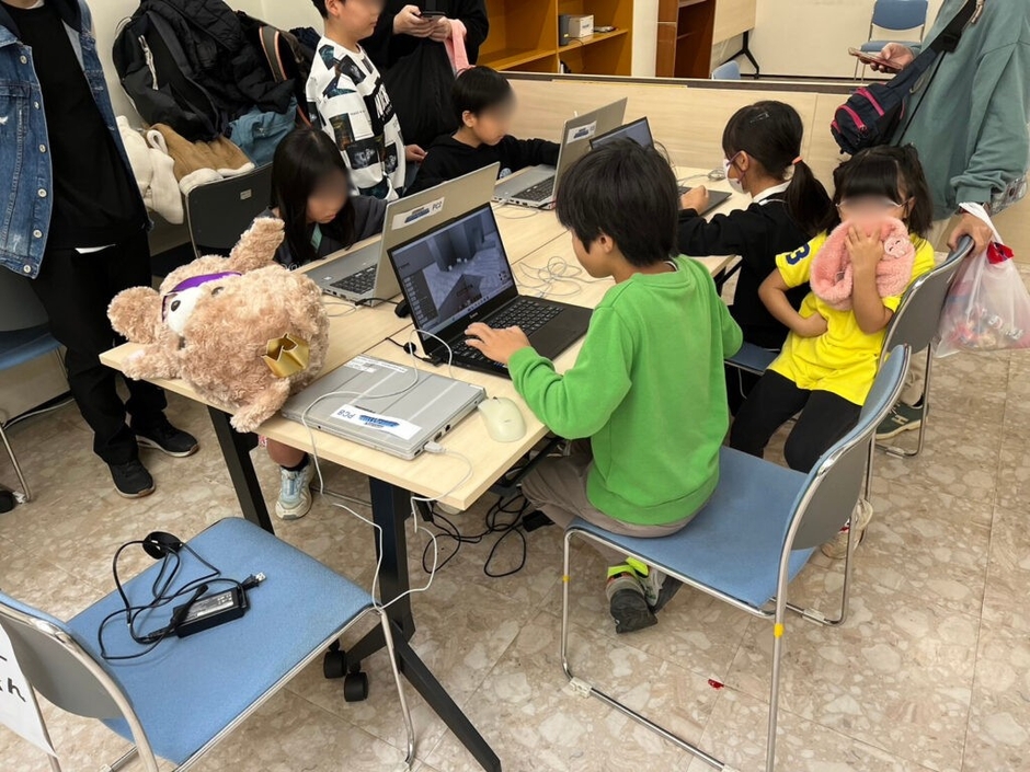 昨年度の様子(Minecraft Education)