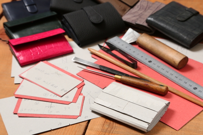 完成するまでに何度も試作を重ね、型紙を7パターン作成