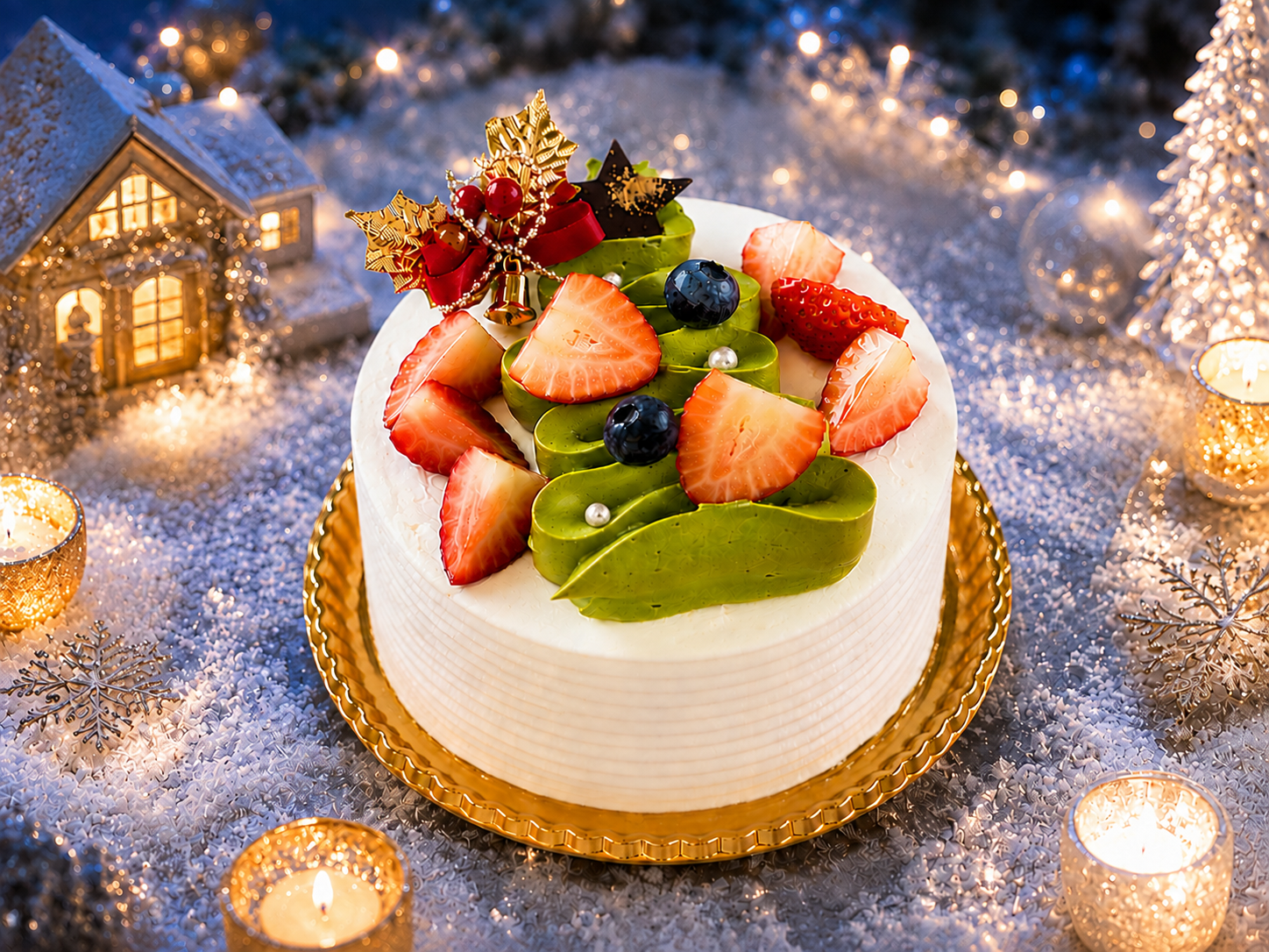 洛甘舎の2026年クリスマスケーキ
「洛甘ホワイトクリスマス 」11月1日より店頭予約受付開始