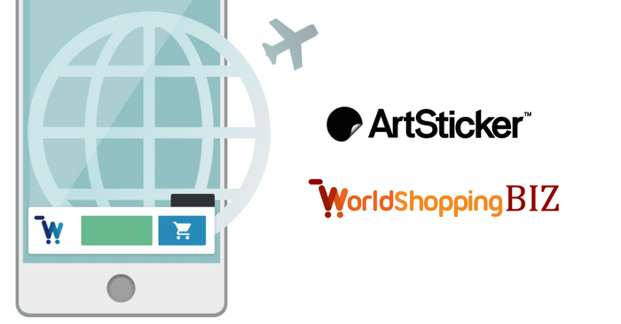 ArtSticker×WorldShopping BIZ