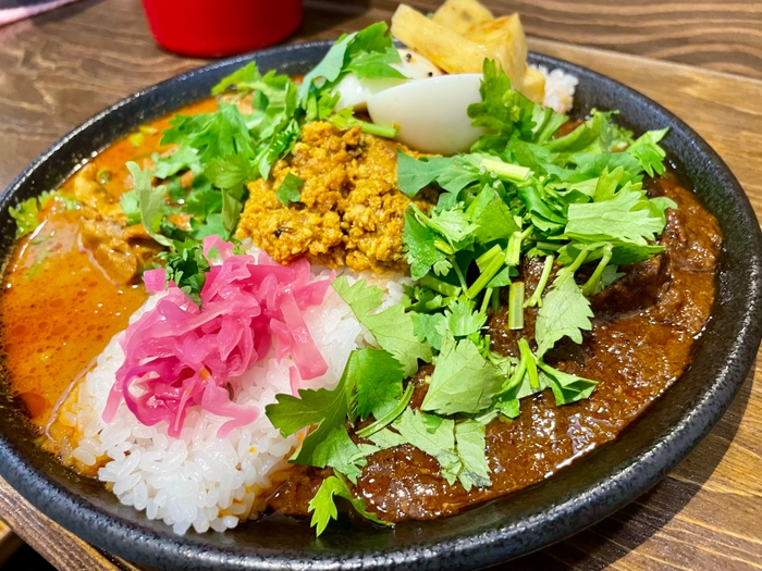 3種のあいがけカレー　