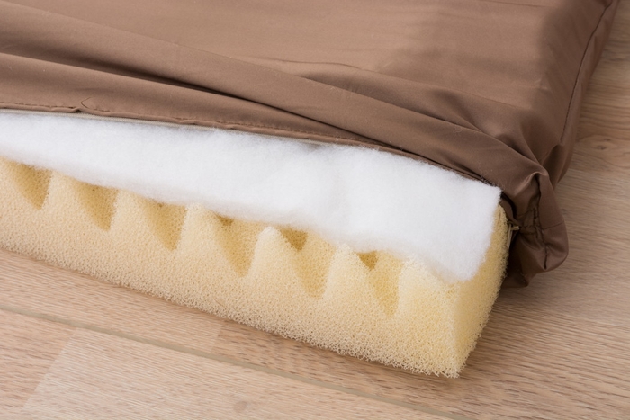 3Dベッド/成犬用の底材は高反発ウレタンと固綿の2層構造