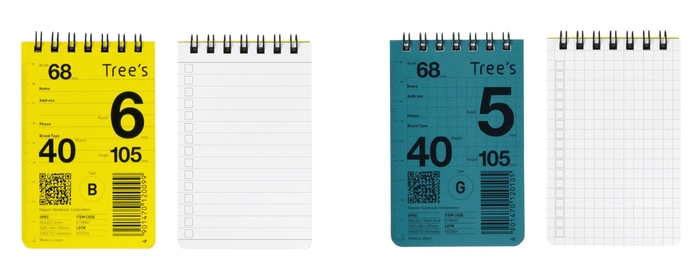 Tree's『Wリングメモ』A7サイズ 2