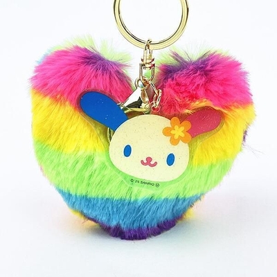 サンリオのふわふわすぎるハートのキーホルダー