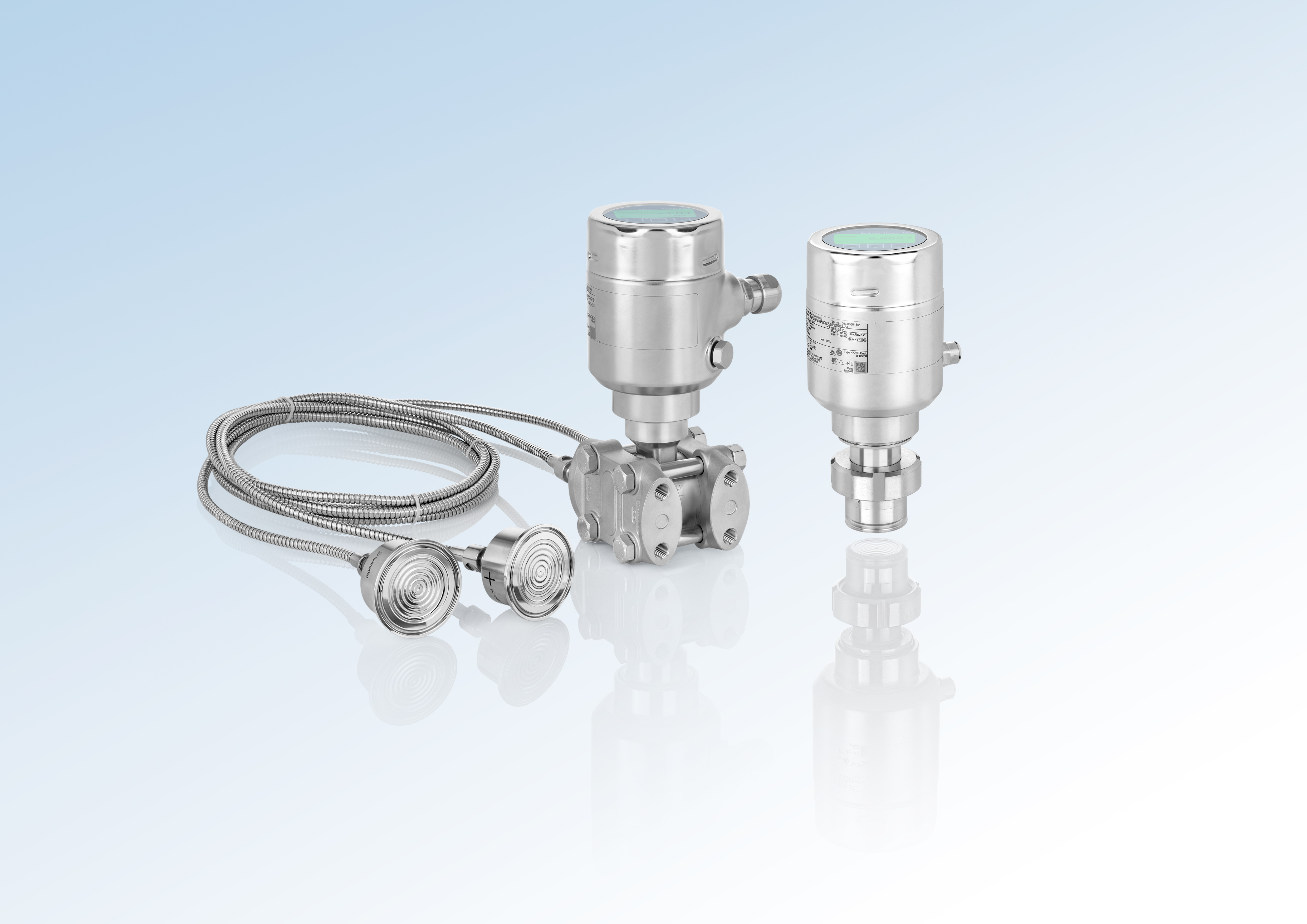 食品・医薬向けサニタリ圧力伝送器 《Cerabar PMP63B》《Deltabar PMD63B》